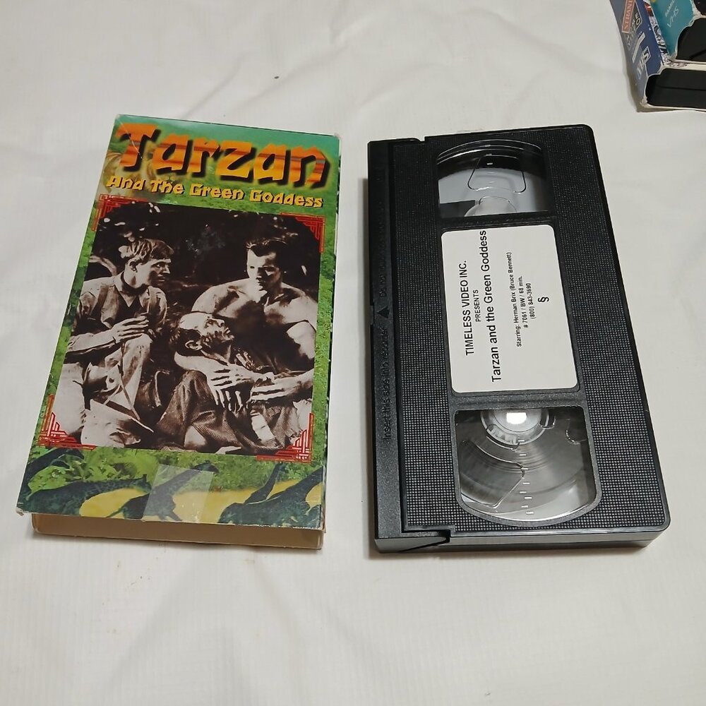 Tarzan and the Green Goddess 1938 Edgar Rice Burroughs VHS Tape - Bundle & Save